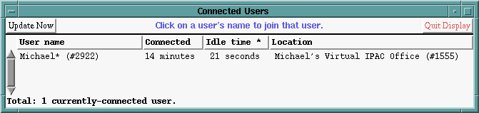 User interface for sending other users notes.